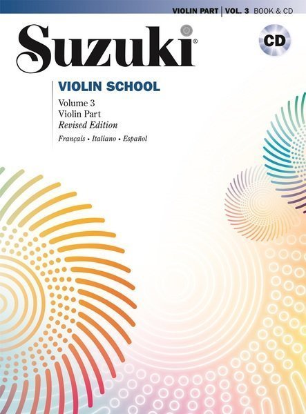 Libro suzuki violín con CD volumen 3