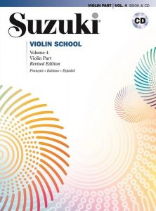 Libro suzuki violín con CD volumen 4